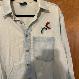 Vintage Authentic and Rare Bruce Springsteen Denim Button down shirt